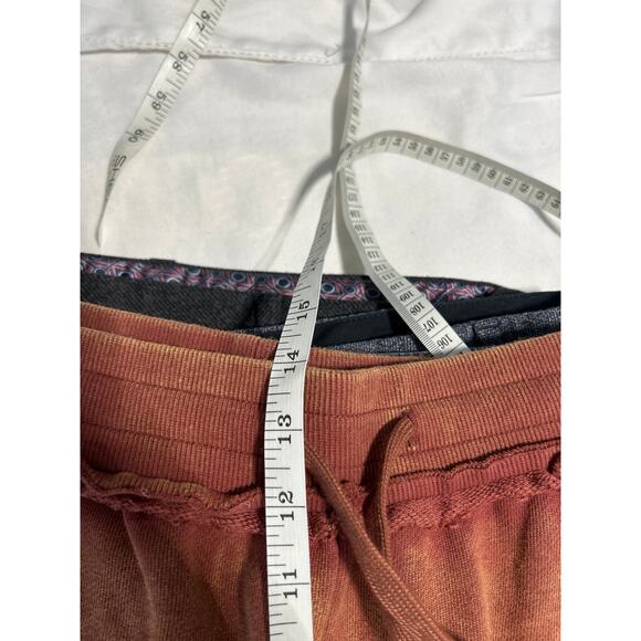 Alphalete Very Terry Men's 100% French Terry Orange Joggers Size Medium - Picture 8 of 10